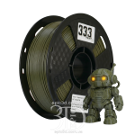 333Print PETG Dark Olive — Темно-оливковий філамент/пластик для 3D-друку 1.75 мм 1 кг
