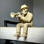 3D-фігурка «Скелет-Трубач» (PLA)