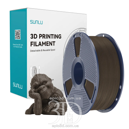 PLA Walnut wood Горіхове дерево - Горіх пластик/філамент для 3D-принтера