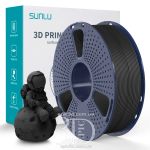 SUNLU PLA Matte Black - матовий чорний пластик/філамент для 3D-принтера 1.75 мм 1 кг