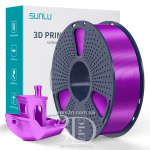 SUNLU Silk PLA+ Purple - фіолетовий пластик/філамент для 3D-принтера 1.75mm 1кг - Зображення 2
