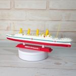 Фігурка корабля Британік (Britannic) – 3D модель лайнера Titanic Olympic Britannic