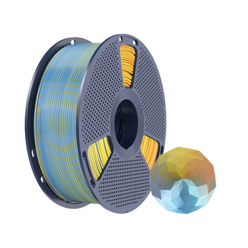 SUNLU Silk PLA+ Four Color Blue Purple Orange Yellow - Синій Фіолетовий Оранжевий Жовтий чотирьохкольоровий пластик/філамент для 3D-принтера